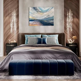 Obrazy na plátne - PREMIUM ART – V oblakoch Zľava 60 % 80x60 cm
