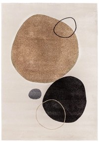 Béžový/krémovobiely koberec 160x230 cm Peblinne – Universal