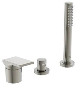 Ideal Standard Extra - Vaňová batéria 3-otvorová, ušľachtilá oceľ BD517GN