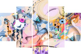 Obraz - Rozprávková abstrakcia (150x105 cm)