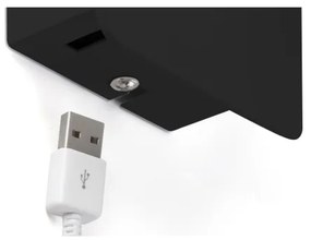 FARO 62116 - LED Nástenné bodové svietidlo SUAU LED/3W/230V USB čierna