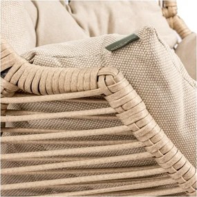 MI Ratanové kreslo HOLAND béž (LM)