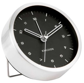 Budík Tinge čierny 9 × 3 cm
