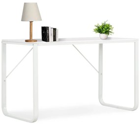 Počítačový stôl, biely 120x60x73 cm