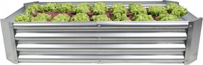 Vyvýšený záhon CYNK 240 cm stříbrný