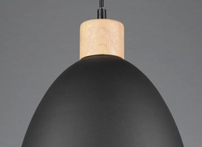 Luster Jagger 25 cm, čierny