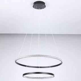 Závesné svietidlo SUPRA BLACK AH-SULED48BL LED LW1