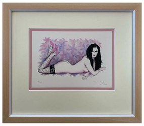 Jelenová Veronika - Burleska ležící | 25.5x22.2