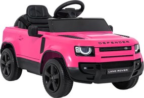 Elektrické autíčko Land Rover Defender ružové