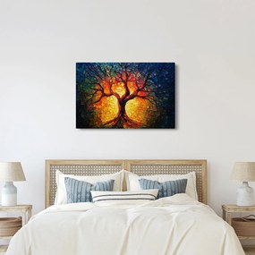 Obraz - Strom života v mozaike (90x60 cm)