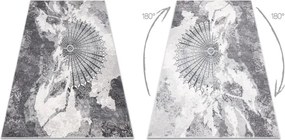 Koberec ALLURE 5715 svetlosivý / biely