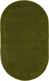 Kúpelňový koberček Keno Elips olivový B04