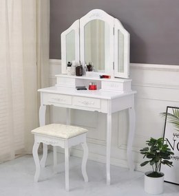 Toaletný stolík Elegant Rose + hubka na make up ZDARMA