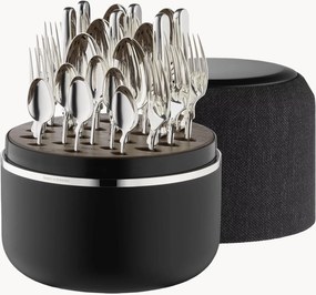 Ručne vyrobená súprava vysokoleštených príborov so škatuľou Spaten, 6 osôb, 24 ks