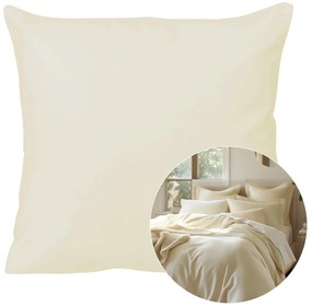 SATÉNOVÁ OBLIEČKA NA VANKÚŠ 155 40X40 CM KRÉMOVÁ