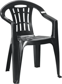 Keter Mallorca Stohovateľná stolička, 58 × 56 × 79 cm, plast, grafit