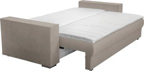 Pohovka rozkladacia na lôžko Genf, béžová látka