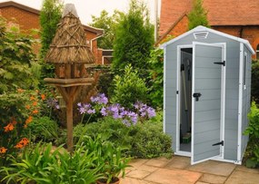 Záhradný domček Keter MANOR 4 x 6 šedý, s podlahou