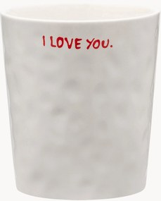 Ručne vyrobená XL šálka I Love You