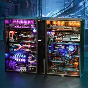 RoboTime - 3D mechanická skladačka guličkovej dráhy Mesto minulosti