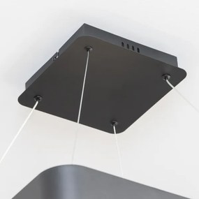 Brilagi - LED stmievateľný luster na lane FALCON II LED/125W/230V 60x60 cm čierna +DO