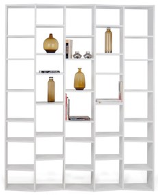 Biela knižnica 182x224 cm Valsa – TemaHome