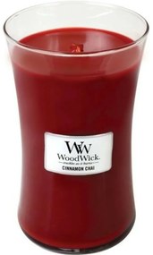 WoodWick vonná sviečka veľká váza Cinnamon Chai,609 g