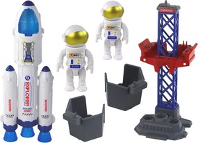LEAN Toys Vesmírna misia Raketa Nula Vesmírna raketa Astronauti