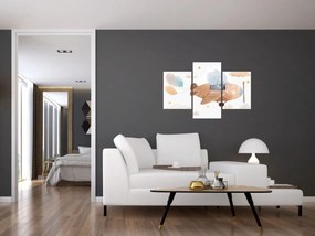 Obraz - Akvarelový slon v lietadle (90x60 cm)