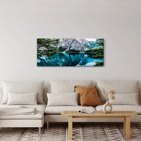 Obraz Jazerá v Alpách (120x50 cm)