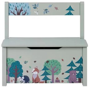 Livarno®  Lavička na sedenie s truhlicou (líška)  (100393737)