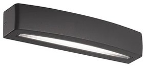 Panlux PN42100015 Záhradné LED nástenné svietidlo Bloco antracit, 10 W