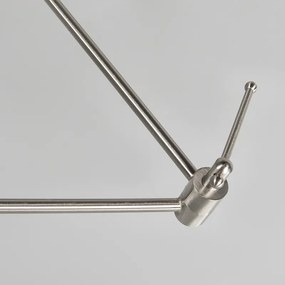 Oceľové závesné svietidlo s tienidlom 35 cm čierne nastaviteľné 2-svetlo - Blitz