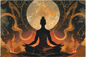 Obraz - Meditácia (90x60 cm)
