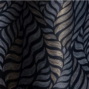 Záves Alloro 140x260 cm čierny