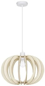 Drevený luster Ottoline 40 biele