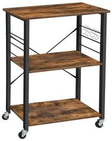 Servírovací stolík MARGE hnedý