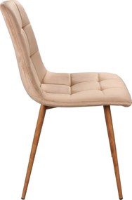 SI Mila D Sametová stolička béžová