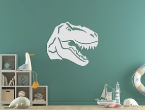 drevko Detská nálepka Tyrannosaurus rex Rozmer obrazu: 28 x 32,5 cm, Farba dekorácie: Čierna