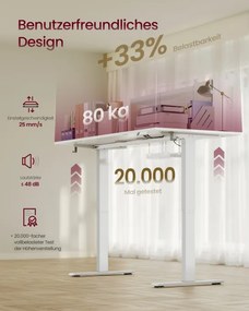 Elektrický pracovný stôl LSD146WZ02