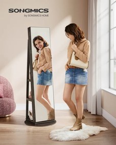 Otočná šperkovnica so zrkadlom JJC007K02