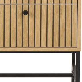 Nočný stolík s zásuvkami OLIVIA dub