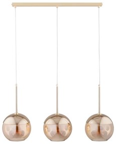 Luster na lanku VOLDA 3xE27/60W/230V mosadz