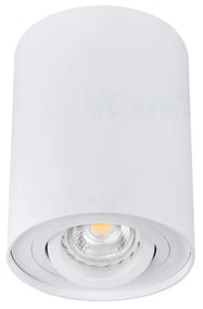 KANLUX Stropné bodové osvetlenie DORO 50, 1xGU10, 25W, 95mm, okrúhle, biele