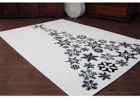 Sammer Koberce na vianoce v bielej farbe s motívom vianočného stromčeka GR1641 80 x 150 cm