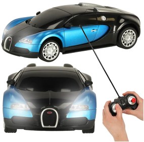 KIK RC licencia auta Bugatti Veyron 1:24 modrá