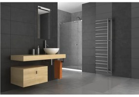 P.M.H. T2C-L - Kúpeľňový rebríkový radiátor THEIA 352W 154 cm ľavý/lesklý chróm