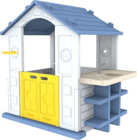 Ramiz Dom s košom a umývadlom Modrá strecha