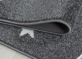 Koberce Breno Kusový koberec KIDS 610 Grey, sivá, viacfarebná,120 x 170 cm