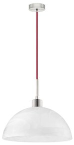 LED Luster na lanku 1xE27/60W/230V biela